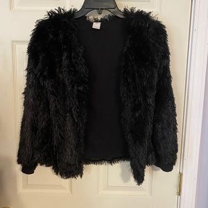 Girls Arizona Faux Fur Jacket, Size 16